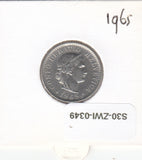 S30-ZWI-0349 Switzerland 20 Rappen AU 1965 KM# 29a