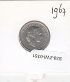 S30-ZWI-0351 Switzerland 20 Rappen AU 1967 KM# 29a