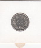 S30-ZWI-0361 Switzerland 20 Rappen XF 1979 KM# 29a