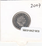 S30-ZWI-0386 Switzerland 20 Rappen UNC 2007 KM# 29a