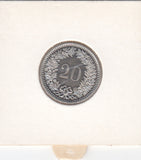 S30-ZWI-0390 Switzerland 20 Rappen UNC 2011 KM# 29a