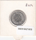 S30-ZWI-0393 Switzerland 20 Rappen UNC 2014 KM# 29a