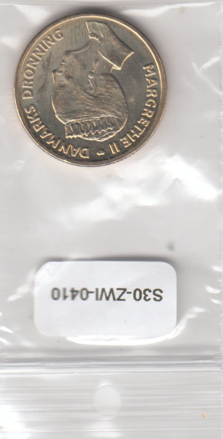 S30-ZWI-0410 Denmark 20 Kroner UNC 2020 KM968  80th birthday Queen Margrethe II