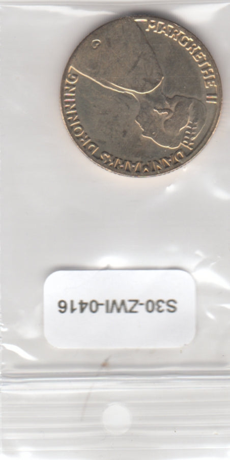 S30-ZWI-0416 Denmark 20 Kroner UNC 2022 KM970  0th Jubilee of Her Majesty the Queen