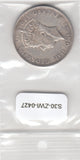 S30-ZWI-0427 Cyprus 18 Piastrs VF 1940 KM26  Zilver