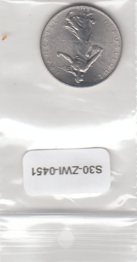 S30-ZWI-0451 France 1 Franc UNC 1974 KM925.1