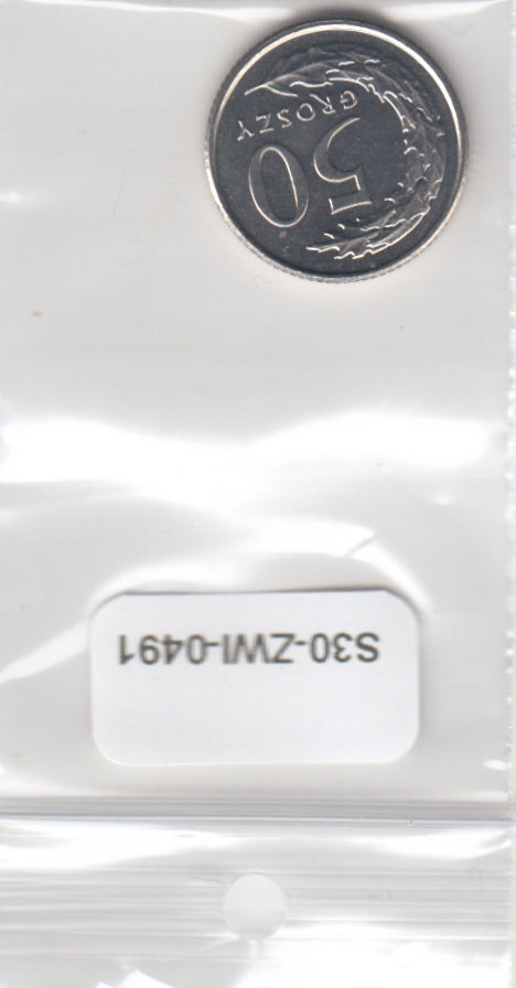 S30-ZWI-0491 Poland 50 Groszy UNC 2017 Y973