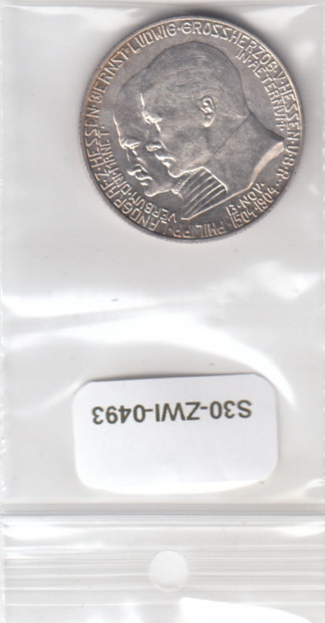 S30-ZWI-0493 Germany 2 Mark UNC 1904 KM372