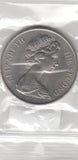 S30-ZWI-0499 Isle Of Man Crown UNC 1970 KM18  Manx Cat