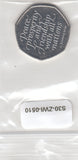 S30-ZWI-0510-M02 United Kingdom 50 Pence UNC 2020 KM1806  Brexit