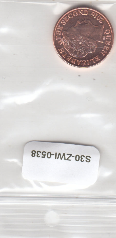 S30-ZWI-0538 Jersey 1 Penny UNC 2016 KM103