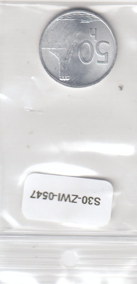 S30-ZWI-0547 Slovenska 50 halierov UNC 1993 KM15