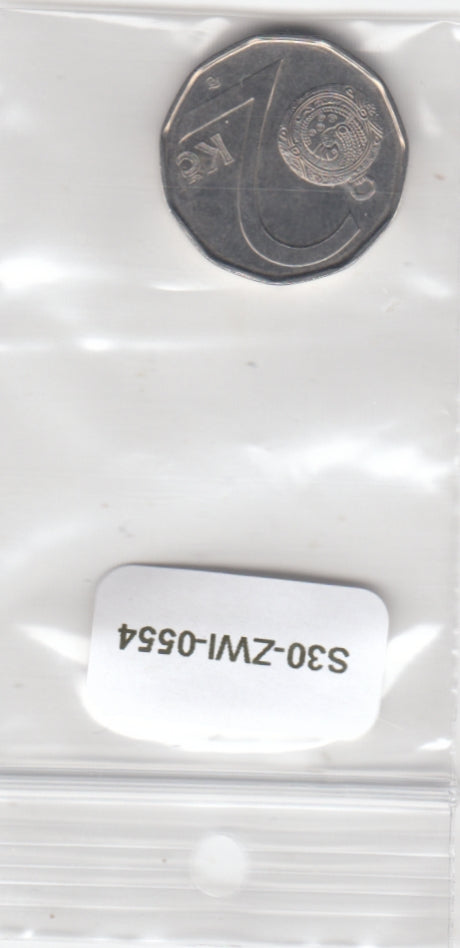 S30-ZWI-0554 Czech republic 2 Koruna UNC 2007 KM9 b