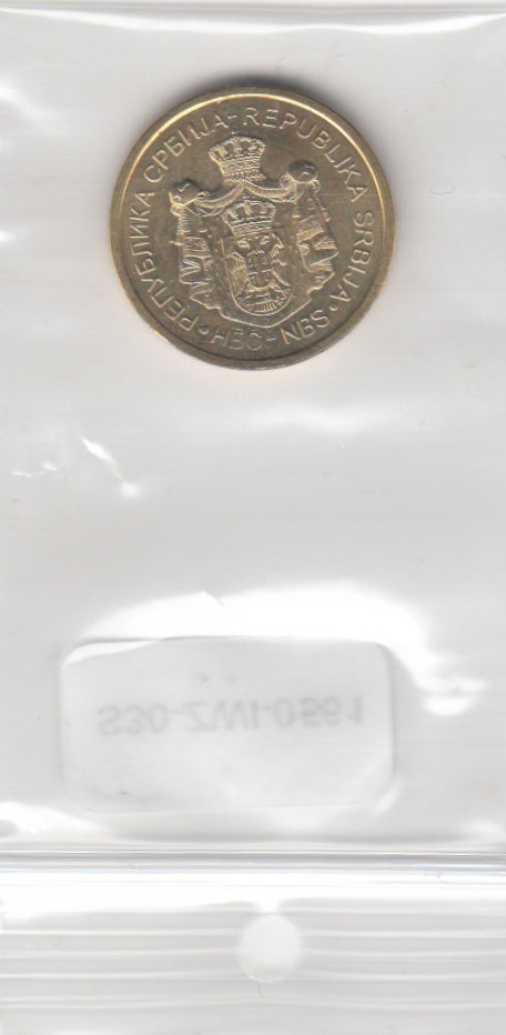 S30-ZWI-0561 Serbia 2 Dinars UNC 2020 KM55