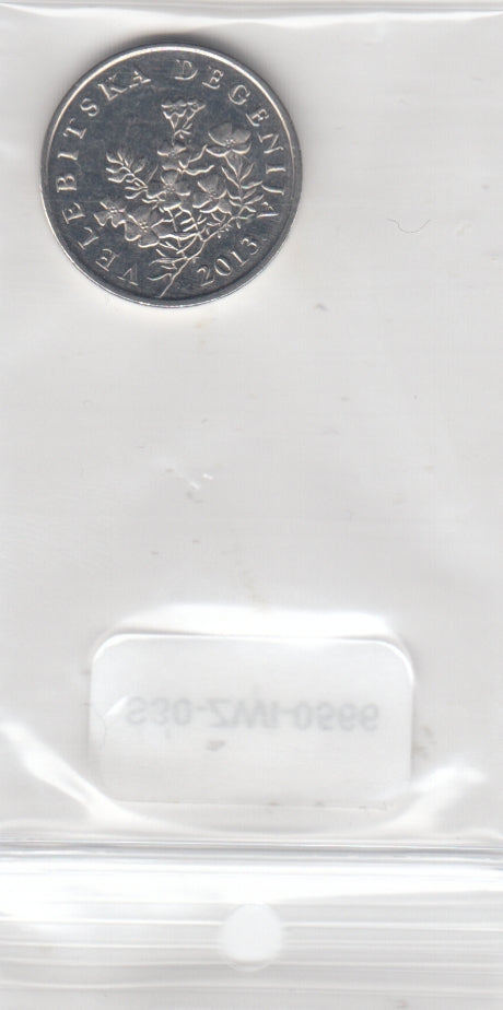 S30-ZWI-0566 Croatia 50 Lipa AU 2013 KM21