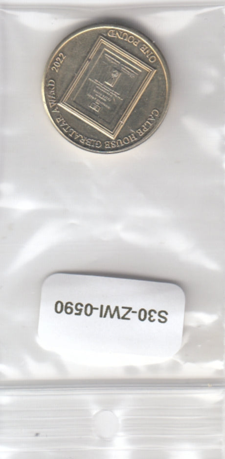 S30-ZWI-0590 Gibraltar 1 Pound UNC 2022 KM1880  Posthumous; Calpe House Award 2022