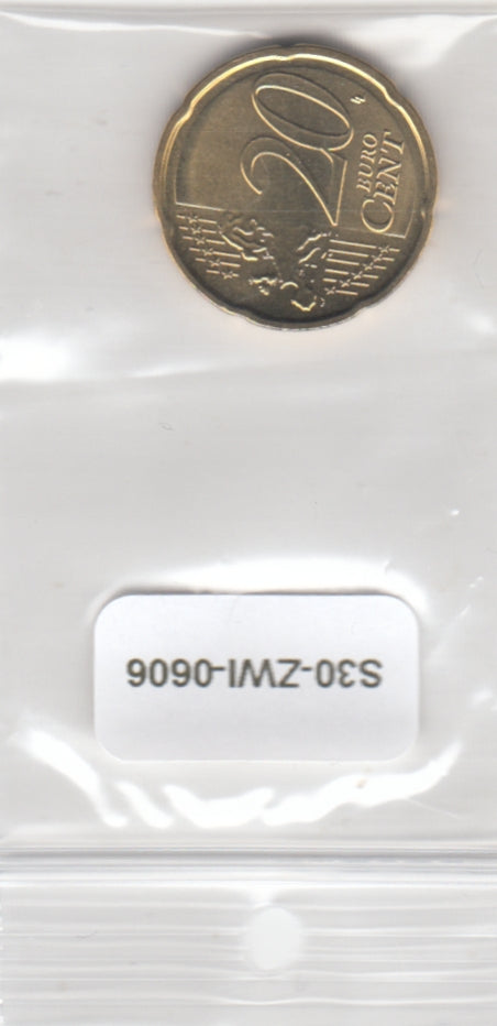 S30-ZWI-0606 Latvia 20 Cent UNC 2014 KM154
