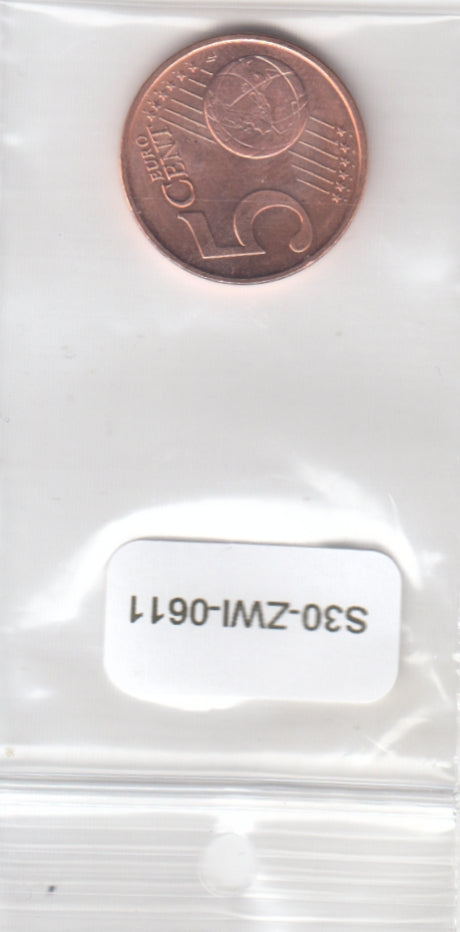 S30-ZWI-0611 Latvia 1 Cent UNC 2014 KM150