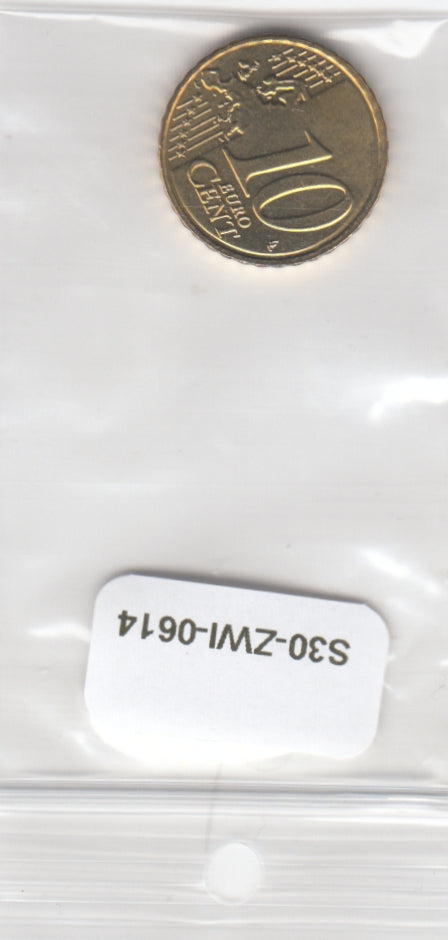 S30-ZWI-0614 Cyprus 10 Cent UNC 2012 KM81