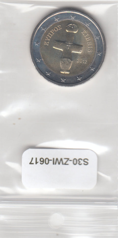 S30-ZWI-0617 Cyprus 2 Euros UNC 2012 KM85