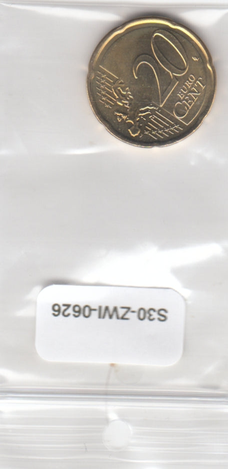 S30-ZWI-0626 Cyprus 20 Cent UNC 2012 KM82