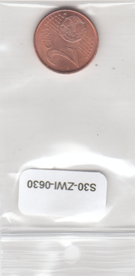 S30-ZWI-0630 France 2 Cent UNC 2022 KM521