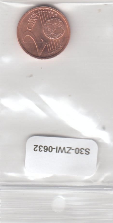 S30-ZWI-0632 Lithuania 2 Cent UNC 2015 KM206