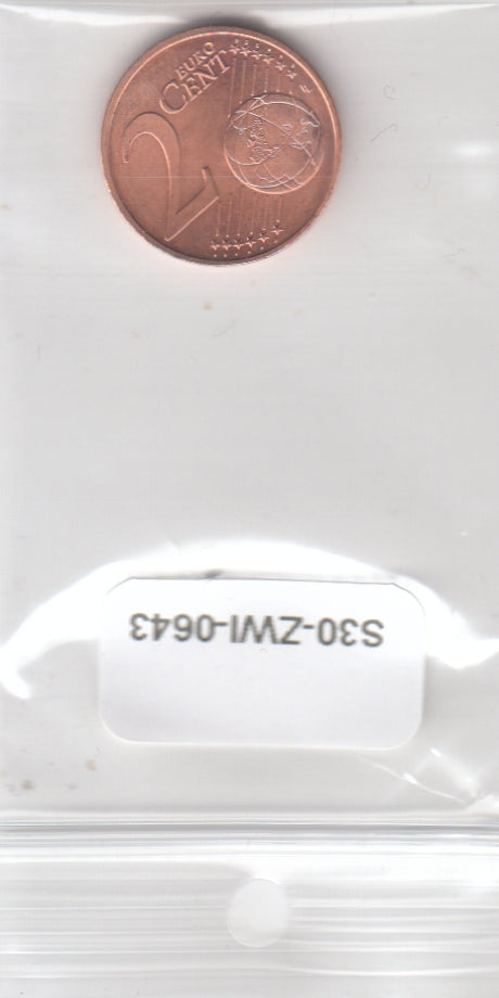 S30-ZWI-0643 Austria 2 Cent UNC 2017 KM3083