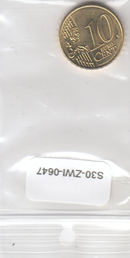 S30-ZWI-0647 Austria 10 Cent UNC 2017 KM3139