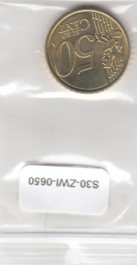 S30-ZWI-0650 Austria 50 Cent UNC 2017 KM3141