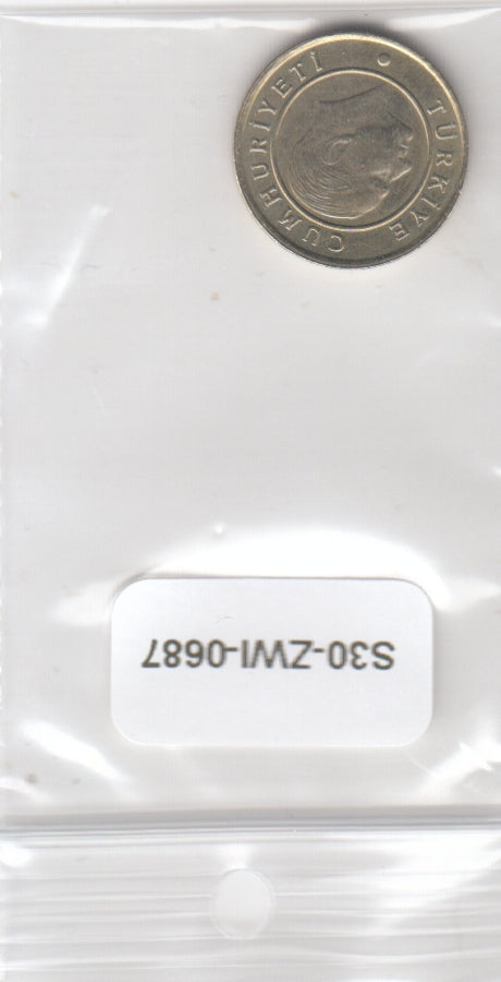 S30-ZWI-0687 Turkey 10 Kurus UNC 2010 KM1241