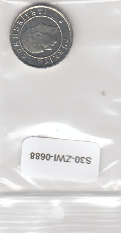S30-ZWI-0688 Turkey 25 Kurus UNC 2010 KM1242