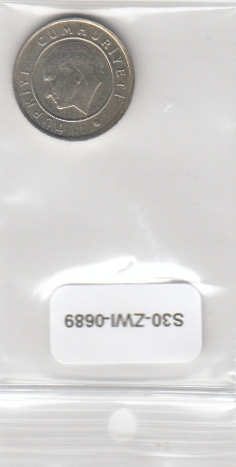 S30-ZWI-0689 Turkey 25 Kurus UNC 2014 KM1242