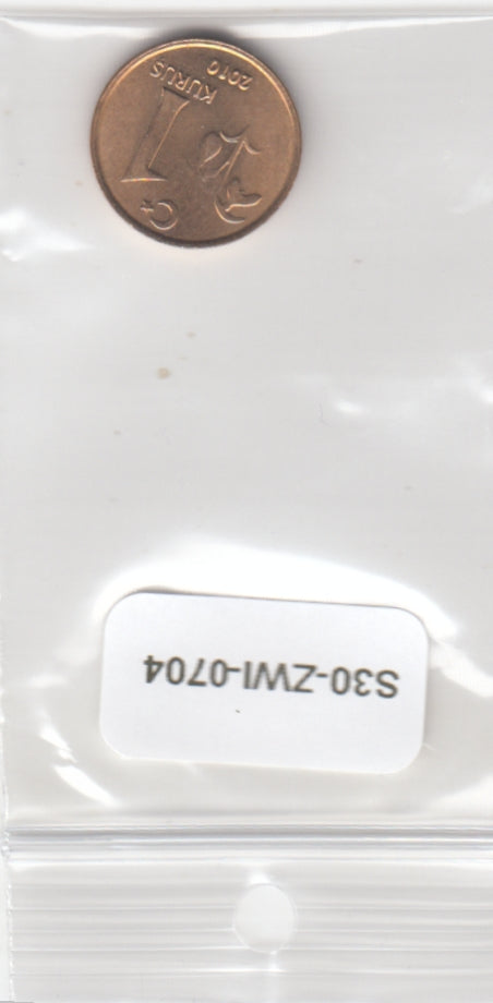 S30-ZWI-0704 Turkey 1 Kurus UNC 2010 KM1239