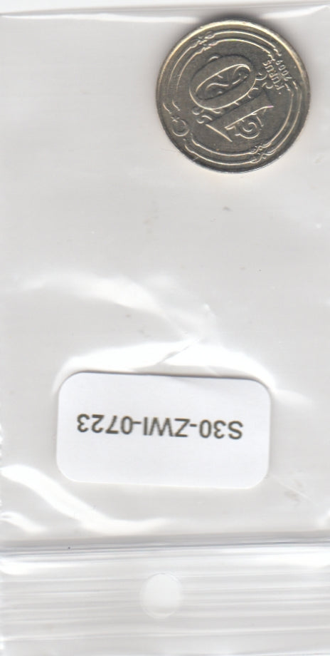 S30-ZWI-0723 Turkey 10 Kurus UNC 2009 KM1241