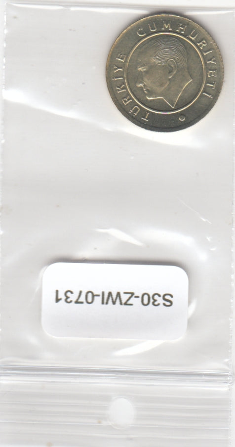 S30-ZWI-0731-M43 Turkey 25 Kurus  UNC 2023 KM1573