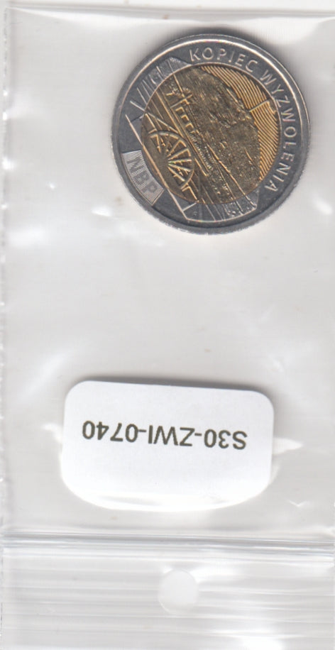 S30-ZWI-0740 Poland 5 Zlotys UNC 2019 Y1031  Liberation Mound