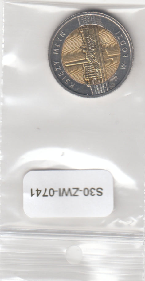 S30-ZWI-0741 Poland 5 Zlotys UNC 2016 Y949  The Priest’s Mill in Łódź