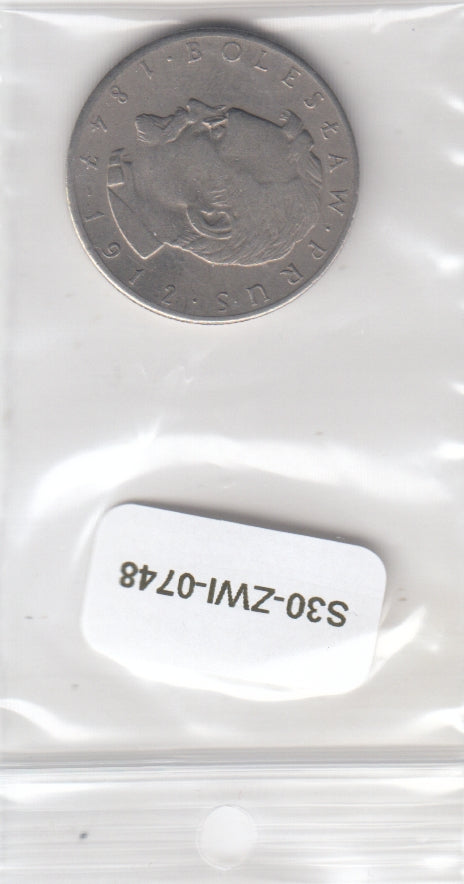 S30-ZWI-0748 Poland 10 Zlotys VF 1960 Y50   large type