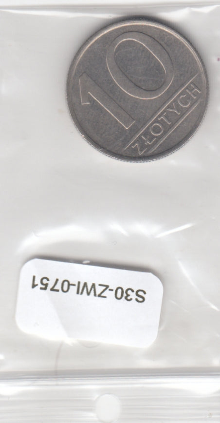 S30-ZWI-0751 Poland 10 Zlotys XF 1984 Y152.1