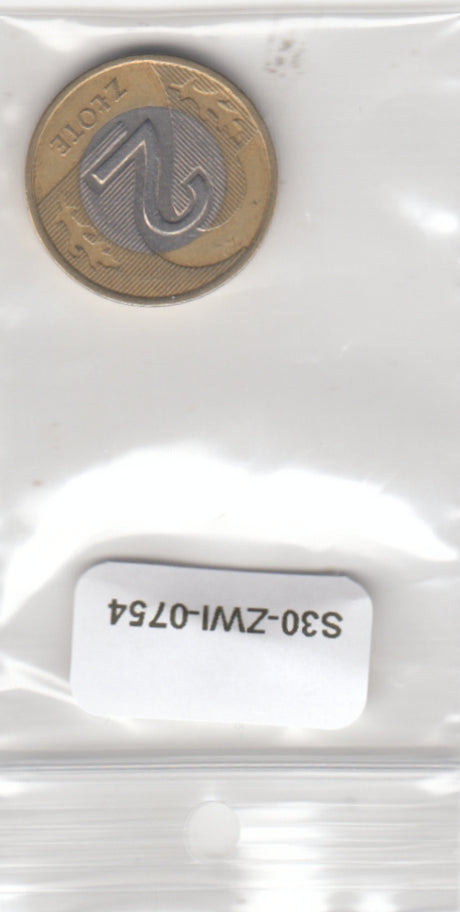 S30-ZWI-0754 Poland 2 Zlote VF 1995 Y283