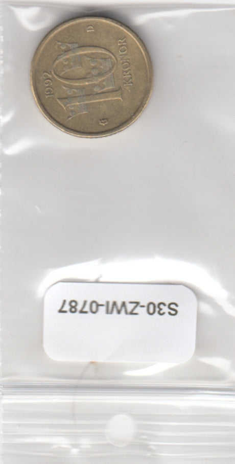 S30-ZWI-0787 Sweden 10 Kronor VF 1992 KM877