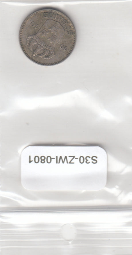 S30-ZWI-0801 Sweden 25 ore FI/VF 1910 KM785  Zilver