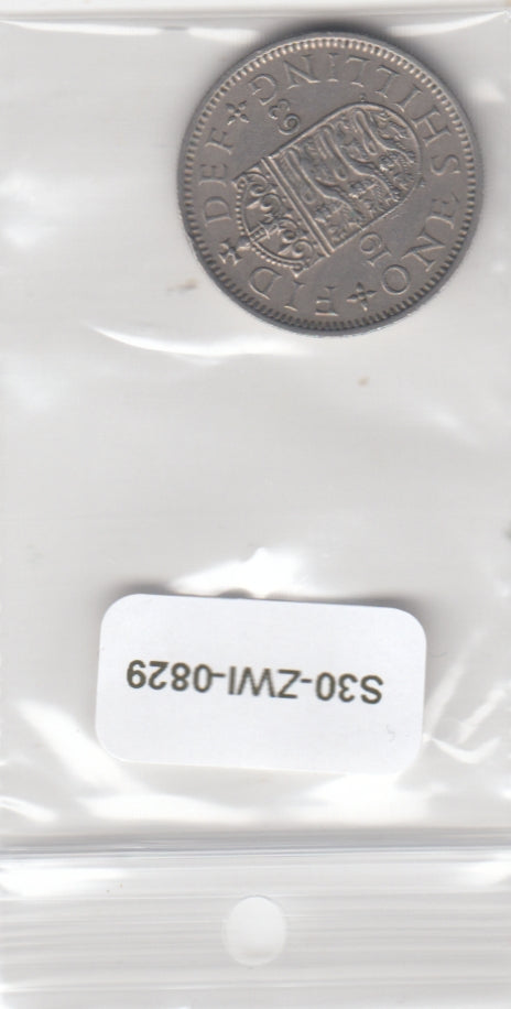 S30-ZWI-0829 United Kingdom 1 Shilling VF 1963 KM904  ENG