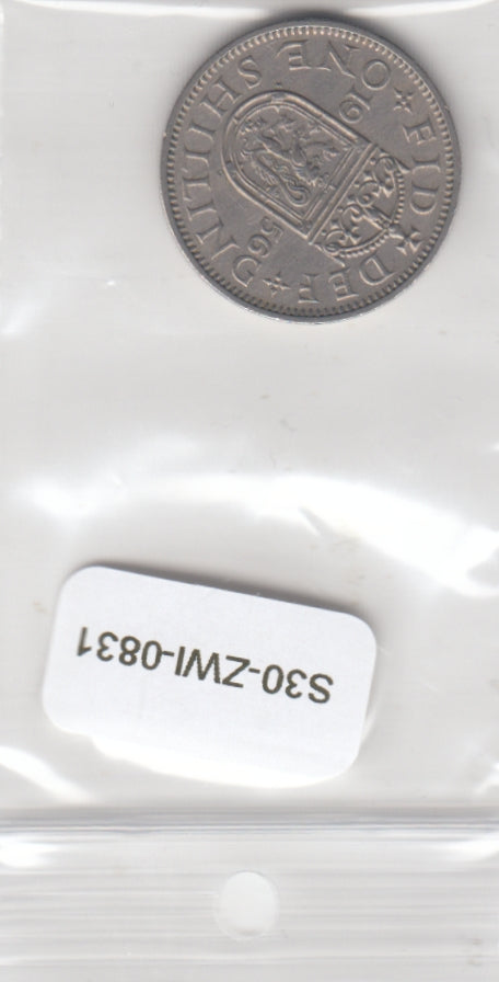 S30-ZWI-0831 United Kingdom 1 Shilling VF 1956 KM905  ENG