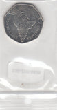 S30-ZWI-0835 Gibraltar 50 Pence UNC 2021 KM411  Christmas