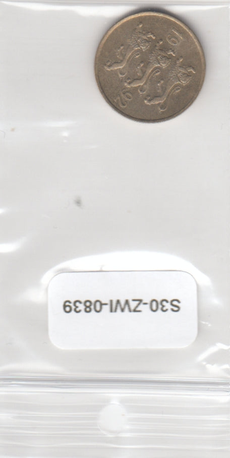 S30-ZWI-0839 Estonia 20 Senti VF 1992 KM23