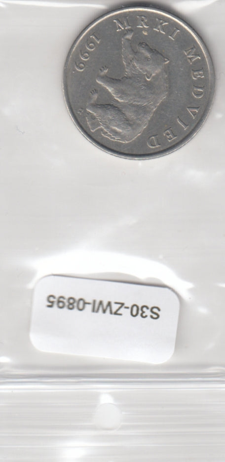 S30-ZWI-0895 Croatia 5 Kuna VF 1999 KM11
