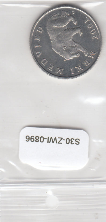 S30-ZWI-0896 Croatia 5 Kuna XF 2001 KM11