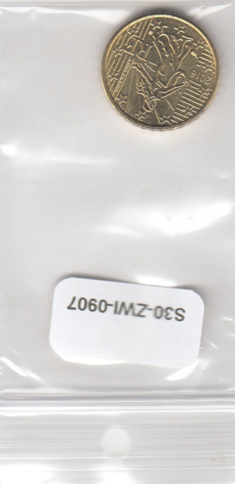 S30-ZWI-0907 France 10 Cent UNC 2016 KM1410